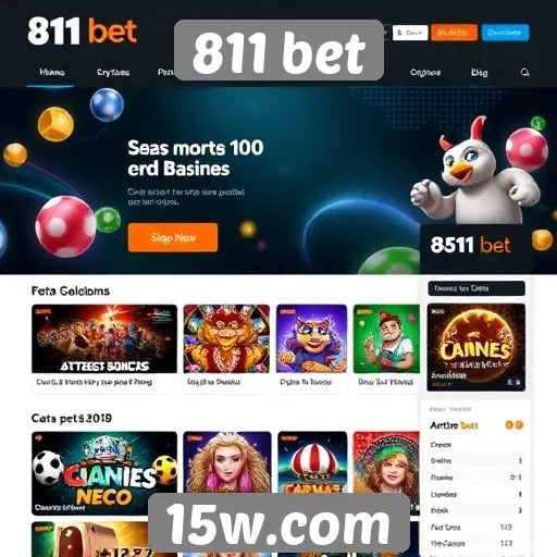 Acessibilidade e design do site 811 bet